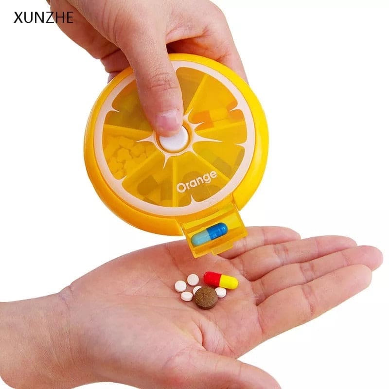 Portable Mini Fruity Medicine Box, Portable Fruit Pill Case, Travel Pill Organizer Portable Mini Fruity Medicine Box, Portable Fruit Pill Case, Travel Pill Organizer